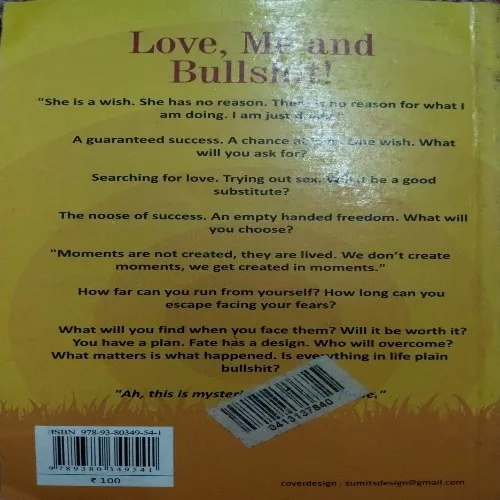 Love, Me and Bullshit (By Vivek Kumar Agarwal) (Total Pages = )