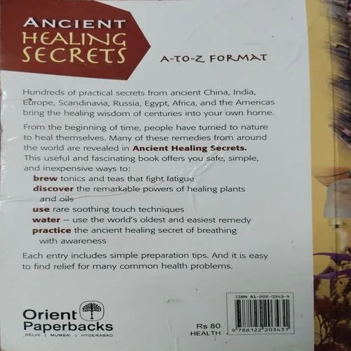 Ancient Healing Secrets (By Dian Dincin Buchman) (Total Pages = 192)