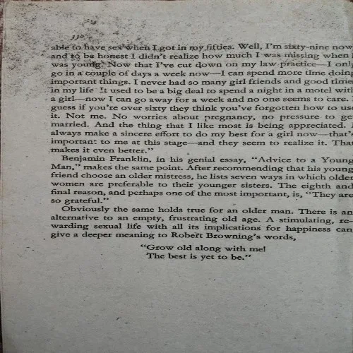 Everything You Always Wanted To Know About Sex (Explained By David Reuben) (Total Pages = 330)