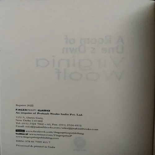 Document 6_97 A Room Of One's Own (By Virginia Wolf) (Total Pages = 120)