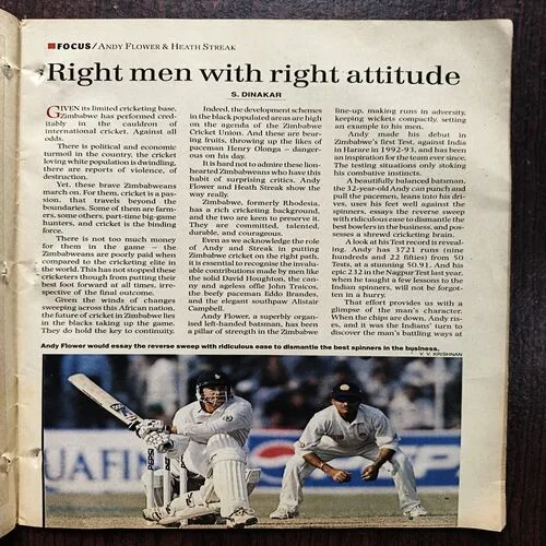 Sportstar ( June 2001 )