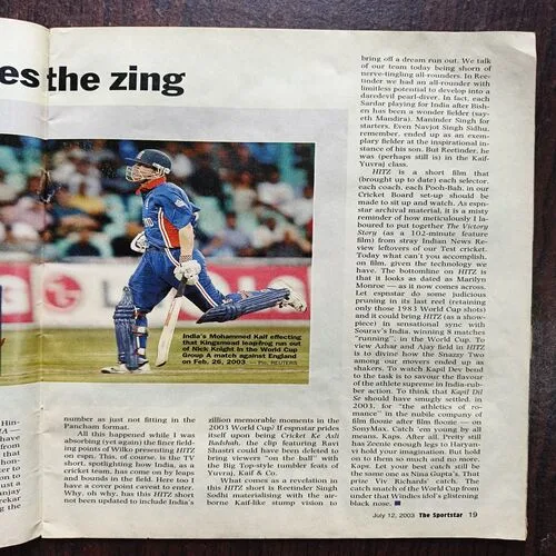 Sportstar ( July 2003 ) ( Page no 1 to 4 Are Cut )