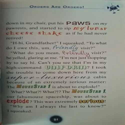 Spacemice Alien Escape ( By Geronimo Stilton )(Total Pages = 118 )