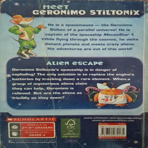 Spacemice Alien Escape ( By Geronimo Stilton )(Total Pages = 118 )