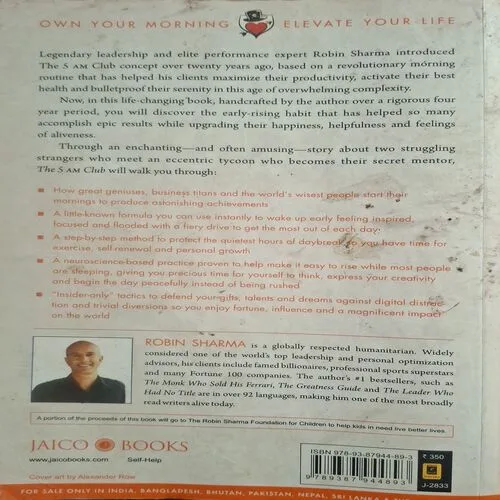 The 5 Am Club ( Robin Sharma )(Total Pages = 316 )