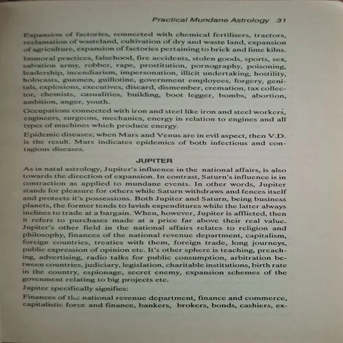 Practical Mundane Astrology ( By J.C. Luthra )(Total Pages = 164 )