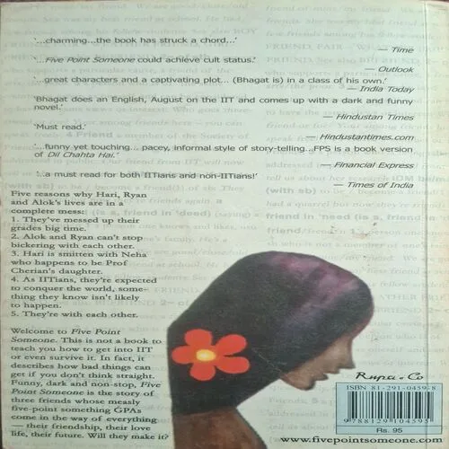 Five Point Someone ( By Chetan Bhagat )(Total Pages = 272 )