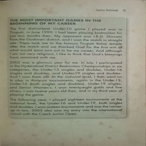 Document_43 Playing To Win ( By Saina Nehwal )(Total Pages = 120 )