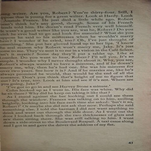 Fiesta ( Ernest Hemingway )(Total Pages = 206 )