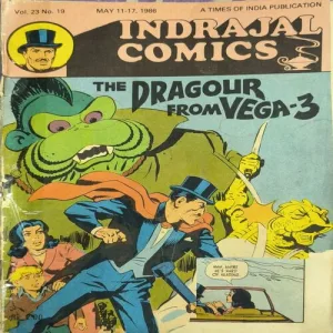 The Dragour From Vega-3 ( Front Cover Down Side Cut )