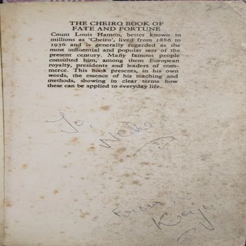 The Cheiro book of Fate and Fortune