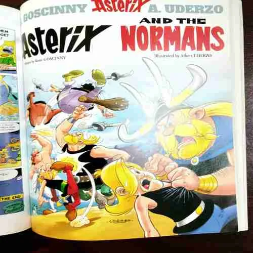 Document 10_11 Binding 3 in 1 Asterix Omnibus 3 ( Asterix And The Big Fight ) , ( Asterix In Britain ) , ( asterix and The Normans )