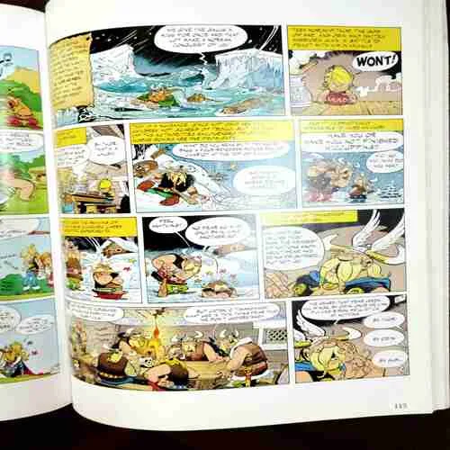 Document 10_13 Binding 3 in 1 Asterix Omnibus 3 ( Asterix And The Big Fight ) , ( Asterix In Britain ) , ( asterix and The Normans )