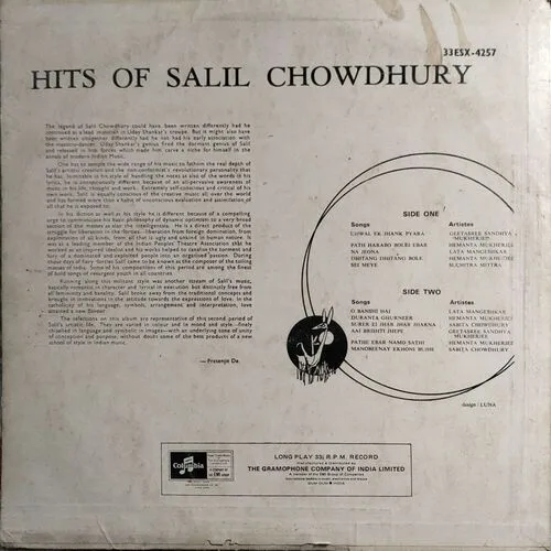 Hits Of Salil Chowdhury