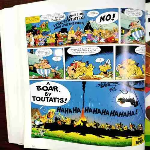 Document 10_5 Binding 3 in 1 Asterix Omnibus 3 ( Asterix And The Big Fight ) , ( Asterix In Britain ) , ( asterix and The Normans )