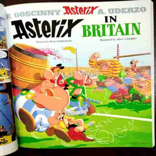 Document 10_6 Binding 3 in 1 Asterix Omnibus 3 ( Asterix And The Big Fight ) , ( Asterix In Britain ) , ( asterix and The Normans )