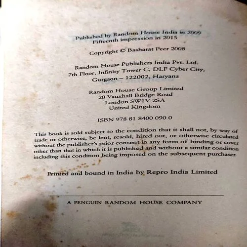 Curfewed Night (pages 240) (By Bashart Peer)