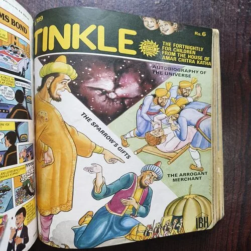 Tinkle Comics 20 in 1 Binding ( 1 Tinkle no 95 ) ( 2 Tinkle no 219 ) ( 3 Tinkle no 202 ) (4 Tinkle no 212 ) ( 5 Tinkle no 217 ) ( 6 Tinkle no 191 ) ( 7 Tinkle no 218 ) ( 8 Tinkle no 182 ) ( 9 Tinkle 210 ) ( 10 Tinkle no 211 ) ( 11 Tinkle no 197 ) ( 12 Tinkle no 198 ) ( 13 Tinkle no 209 ) ( 14 Tinkle no 192 ) ( 15 Tinkle no 171 ) ( 16 Tinkle No 199 ) ( 17 Tinkle no 194 ) ( 18 Tinkle no 206 ) ( 19 Tinkle no 196 ) ( 20 Tinkle no 213 )