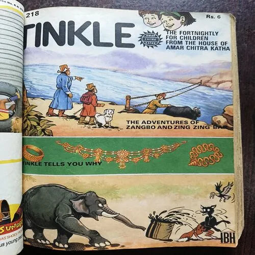 Tinkle Comics 20 in 1 Binding ( 1 Tinkle no 95 ) ( 2 Tinkle no 219 ) ( 3 Tinkle no 202 ) (4 Tinkle no 212 ) ( 5 Tinkle no 217 ) ( 6 Tinkle no 191 ) ( 7 Tinkle no 218 ) ( 8 Tinkle no 182 ) ( 9 Tinkle 210 ) ( 10 Tinkle no 211 ) ( 11 Tinkle no 197 ) ( 12 Tinkle no 198 ) ( 13 Tinkle no 209 ) ( 14 Tinkle no 192 ) ( 15 Tinkle no 171 ) ( 16 Tinkle No 199 ) ( 17 Tinkle no 194 ) ( 18 Tinkle no 206 ) ( 19 Tinkle no 196 ) ( 20 Tinkle no 213 )