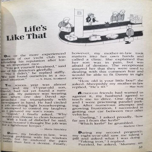 Reader Digest ( May 1996 ) Back Cover Damage.