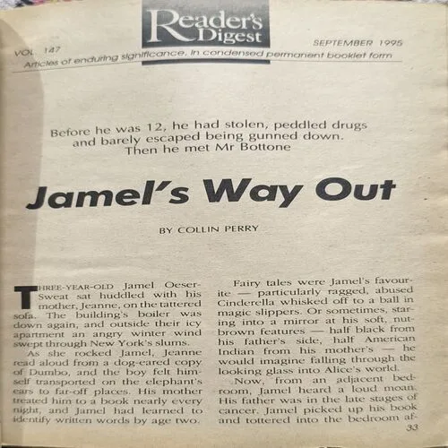 Reader Digest ( September 1995 ) Front and Back Cover Right Side Cut.