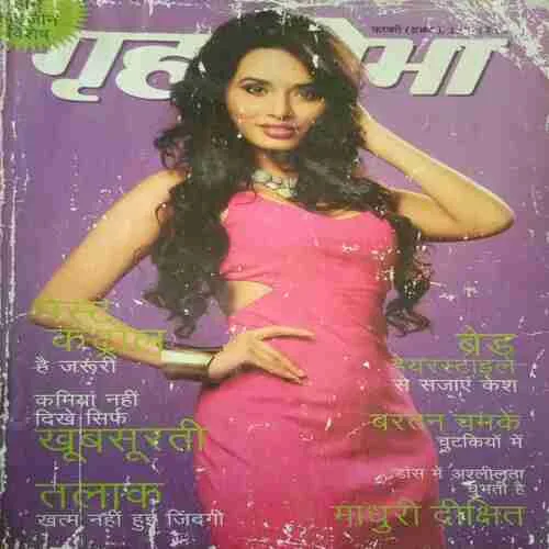 Grihshobha ( February I 2014 ) damage cover page