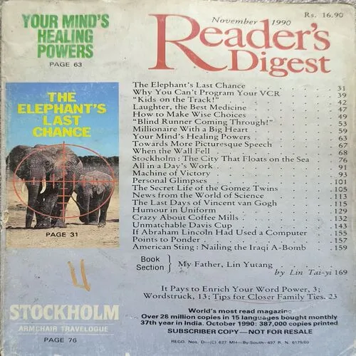 Reader Digest ( November 1990 )