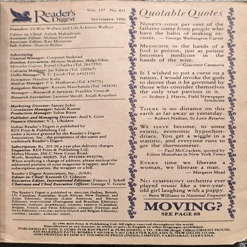 Reader Digest ( September 1990 )