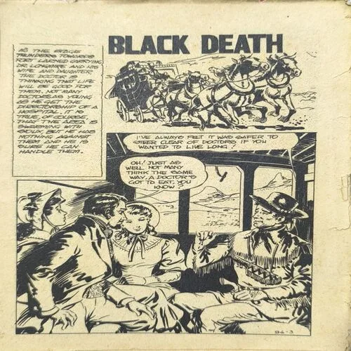 Black Death ( Total Pages-3to54 ) Back Cover Missing.