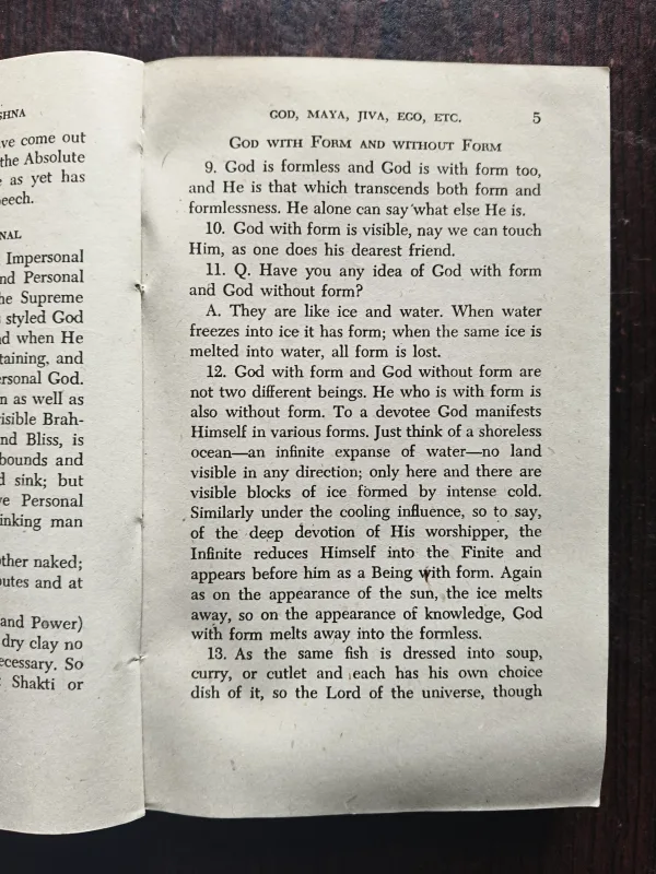 Teachings Of Sri Ramakrishna