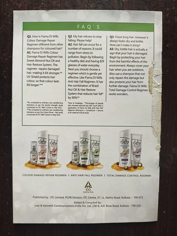 Fiama Di Wills Hair Care Regimen