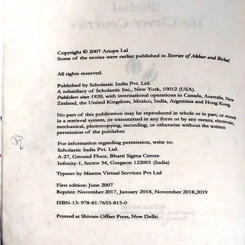 Birbal The Clever Courtier (pages 98)