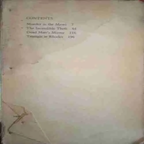 Murder in the mews (By= Agatha Christie ) ( Total page no=222) (year of publish= 1994)damage