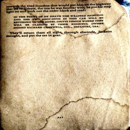 Document 5_15 Across The Rivers And Into The Trees pages 222) (By Ernest Hemingway)