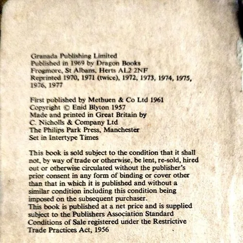 The Mystery Of The Strange Message (pages 128) (by Grid Blyton) (little color fade on covers)