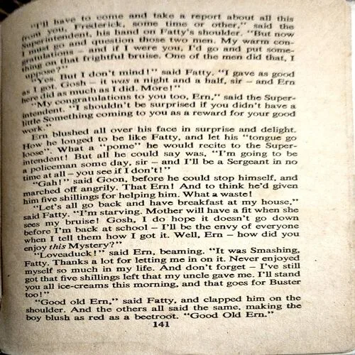 The Mystery Of The Strange Message (pages 128) (by Grid Blyton) (little color fade on covers)