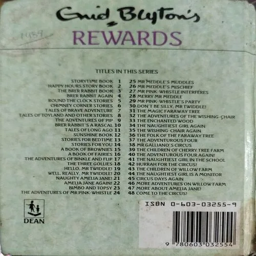 Document 5_36 Round The Clock stories (pages 182) (by Grid Blyton) (Binding side is little damaged)