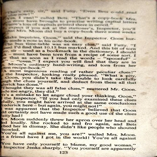 The Mystery Of The Spiteful Letters (pages 124)