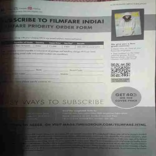 Filmfare ( January 11, 2017)