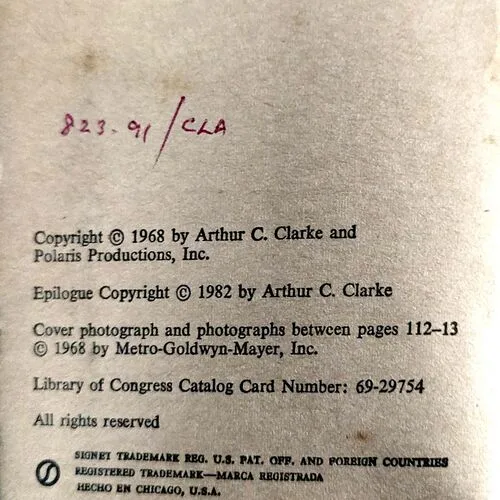 A Space Odessey 2001 (pages 226)