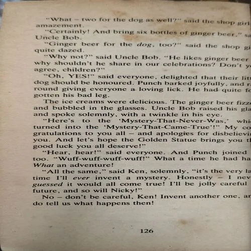 The Mystery That Never Was (pages 126) (By Grid Blyton)