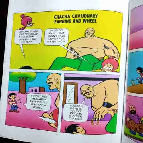 Document 9_98 CHACHA CHAUDHARY AND BYE BEY KACHRA /CHACHA CHAUDHARY SUPERSTAR CHACHA CHAUDHARYAND NATIONAL MUSEUM / CHACHA CHAUDHARY AND LAXMAN JHOOLA / CHACHA CHAUDHARY AND CONSTABLE DANDADIN / CHACHA CHAUDHARY EARRING AND WHEEL .