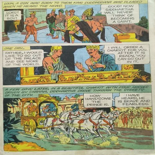 Document_33 BUDDHA ( Front Cover Down Side Cut and Page no-1,2 Down Side Cut and Story Impact. )