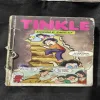 Binding 4in1 [ Tinkle Double Digest no-42( front cover down side big cut) , Tinkle Double Digest no-47 , Tinkle Double Digest no-3( page no-31to94 missing ), Tinkle Digest no-4