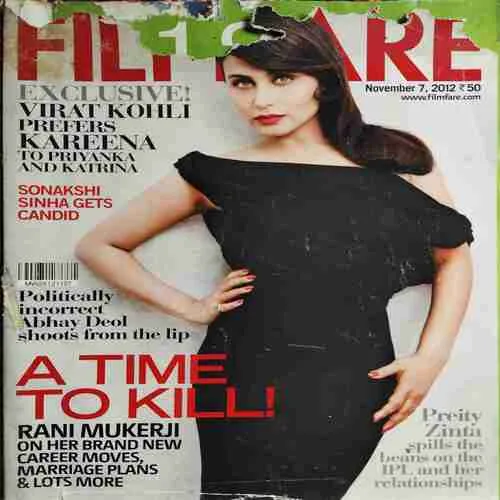 Film Fare ( 7th November 2012 ) ( cut on front page )