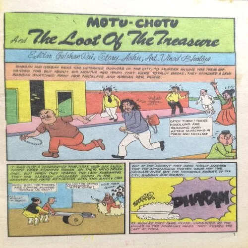 Motu Chhotu And The Loot Of The Treasure.