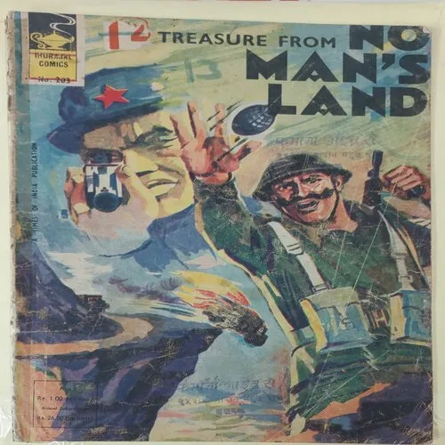 203E TREASURE FROM NO MAN'S LAND (No.203) INDRAJAL COMICS