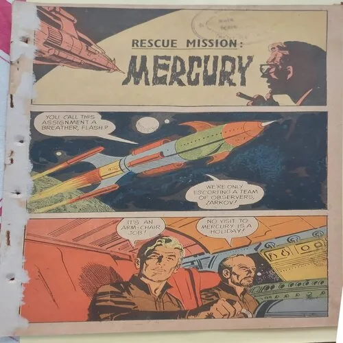 RESCUE MISSION MERCURY (No.232) INDRAJAL COMICS Coverless
