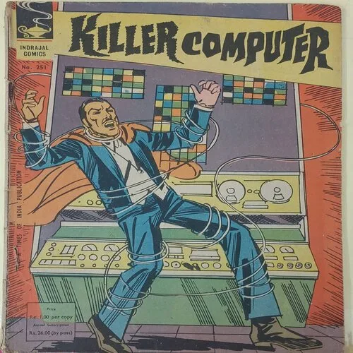 KILLER COMPUTER (No) INDRAJAL COMICS