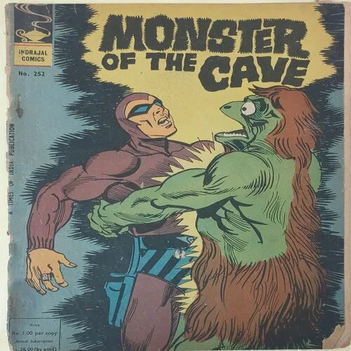 MONSTER OF THE CAVE (No.252) INDRAJAL COMICS
